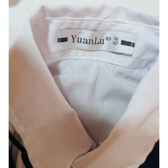 Boys Formal Navy Blue Suit Set Vest  Tie By YuanLu See Measurements  Christmas - Picture 5 of 12